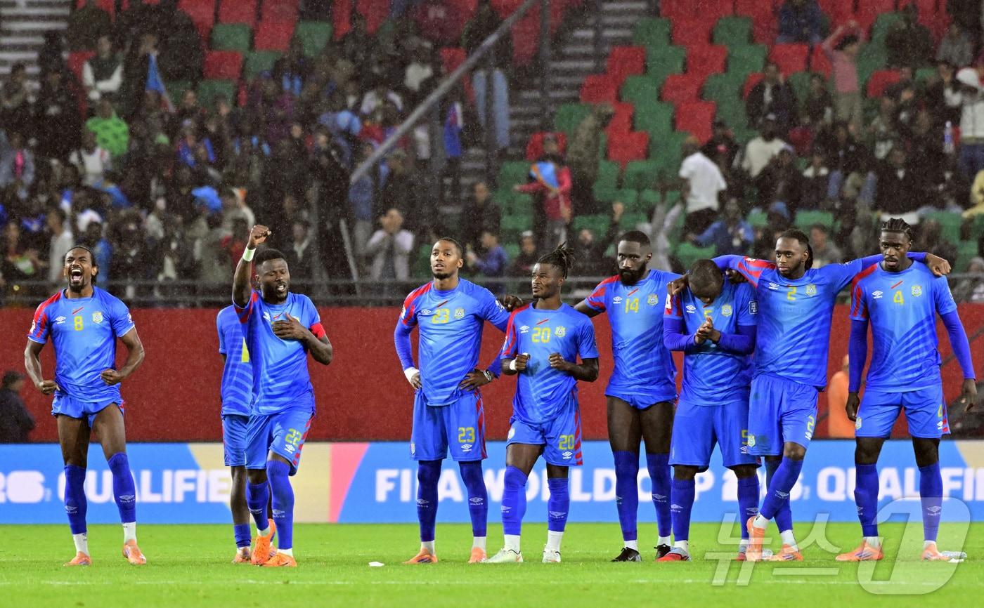 2026 북중미 월드컵 대륙 간 플레이오프에 진출한 콩고민주공화국. ⓒ 로이터=뉴스1