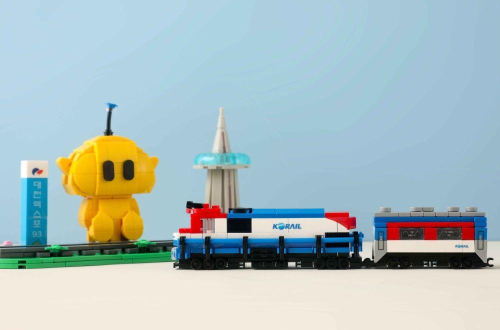 본문 이미지 - 코레일유통 꿈돌이 열차블록 모습.&#40;코레일유통 제공&#41;뉴스1ⓒ news1