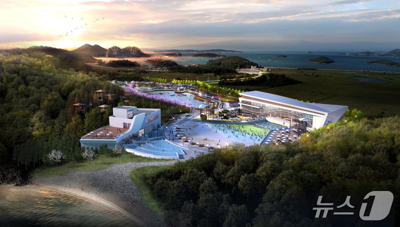 군산 광역해양레저체험 복합단지 조감도.&#40;군산시 제공. 재판매 및 DB금지&#41;