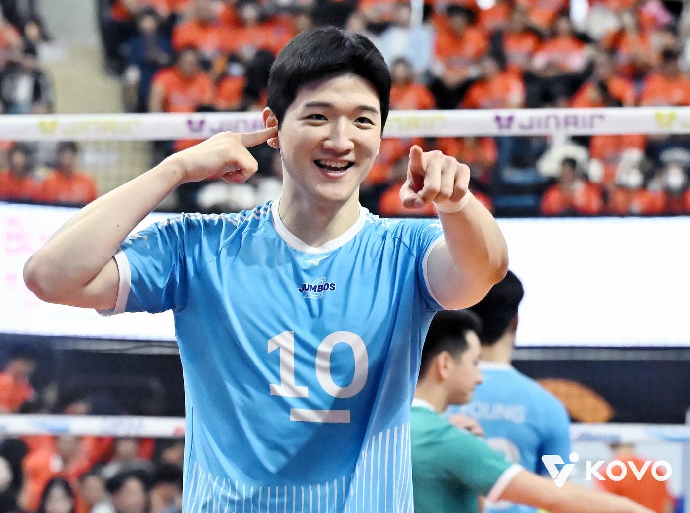 본문 이미지 - 대한항공의 정지석. &#40;KOVO 제공&#41;