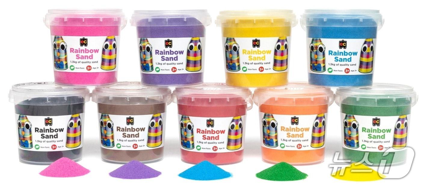 본문 이미지 - 호주 경쟁소비자위원회(ACCC)가 공개한 석면이 검출된 어린이용 색깔모래 브랜드 중 하나