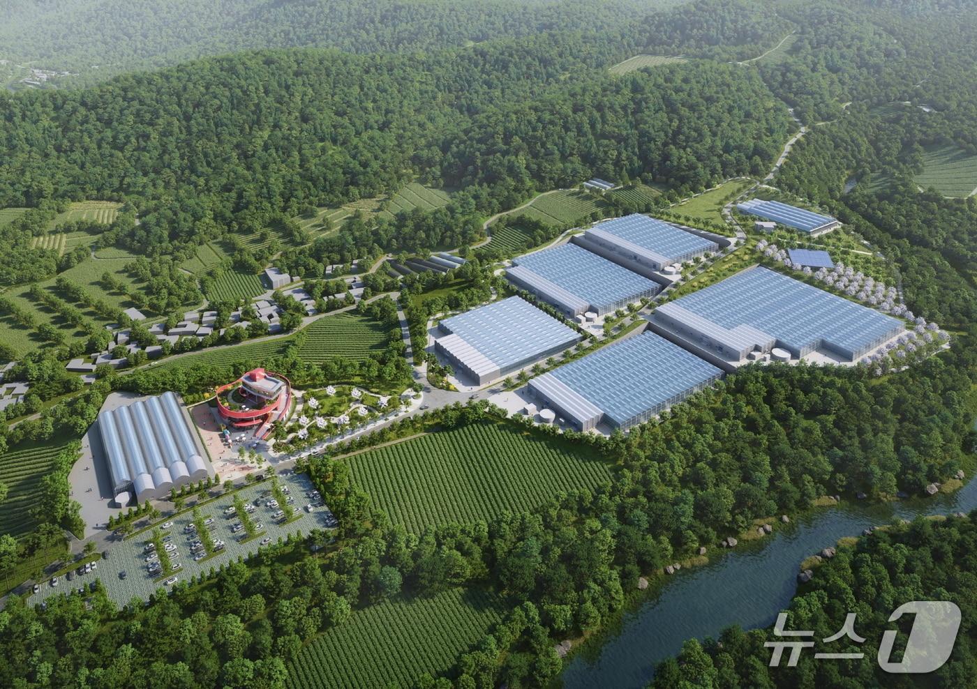 전북 무주군 스마트팜 단지조성 조감도.&#40;무주군 제공. 재판매 및 DB 금지&#41;