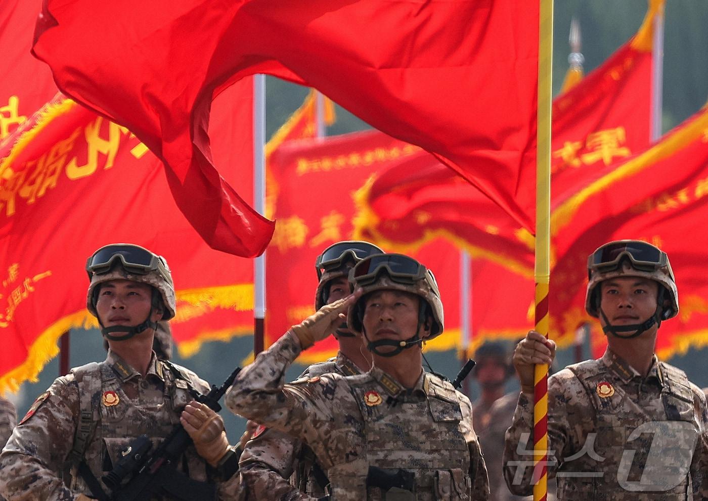 중국의 전승절 80주년 기념 열병식. 2025.09.03 ⓒ 로이터=뉴스1 ⓒ News1 이지예 객원기자