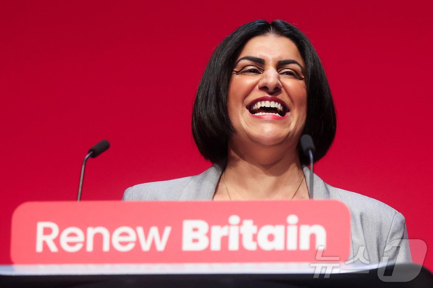 샤바나 마흐무드 영국 내무장관. 2025.10.01 ⓒ 로이터=뉴스1 ⓒ News1 이지예 객원기자