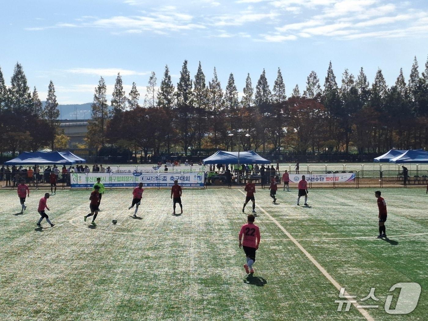 본문 이미지 - 대선주조배 축구대회.(대선주조 제공. 재판매 및 DB금지)