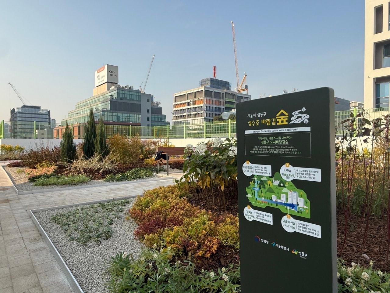 본문 이미지 - 성수동 바람길숲(성동구 제공)