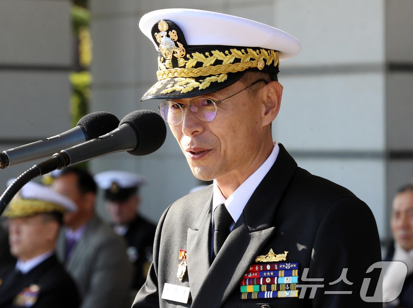 본문 이미지 - 김경률 신임 해군참모총장. ,ⓒ 뉴스1 윤일지 기자