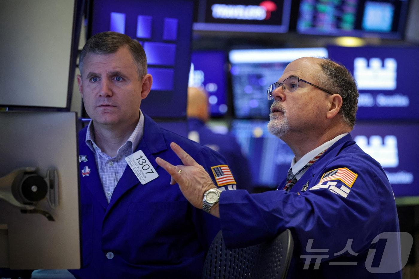 미증시 트레이더들. ⓒ 로이터=뉴스1