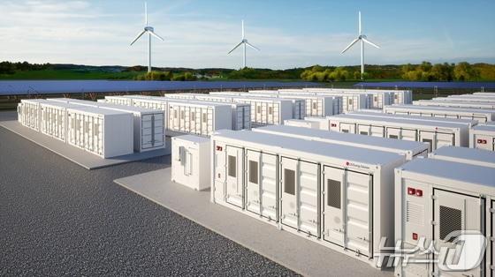 본문 이미지 - LG에너지솔루션 전력망 컨테이너 제품&#40;LG에너지솔루션&#41; ⓒ News1