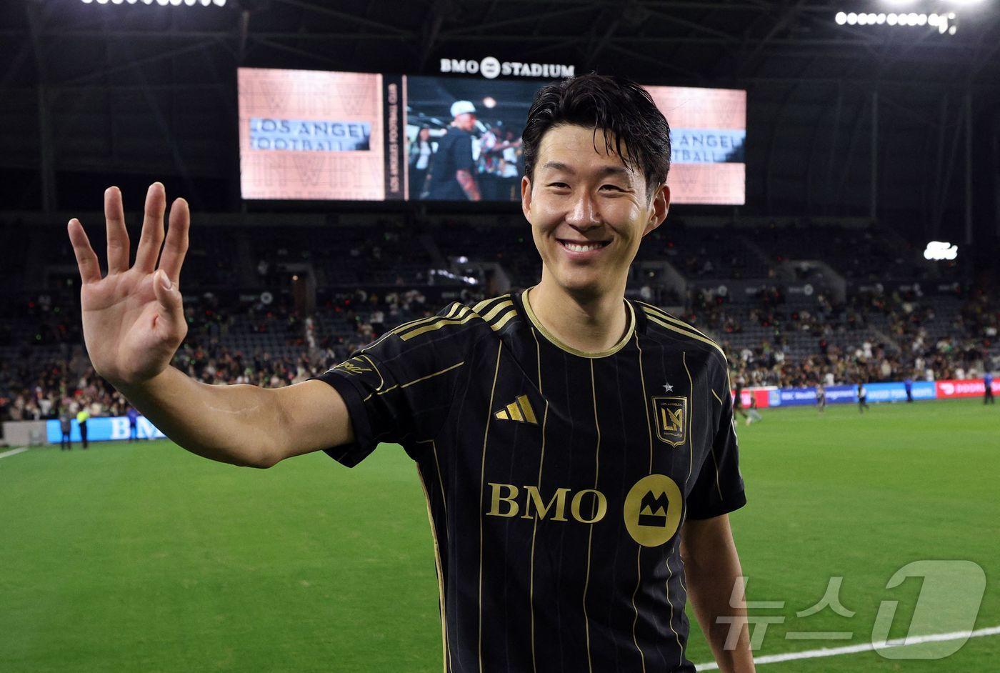 LA FC 손흥민.  ⓒ AFP=뉴스1