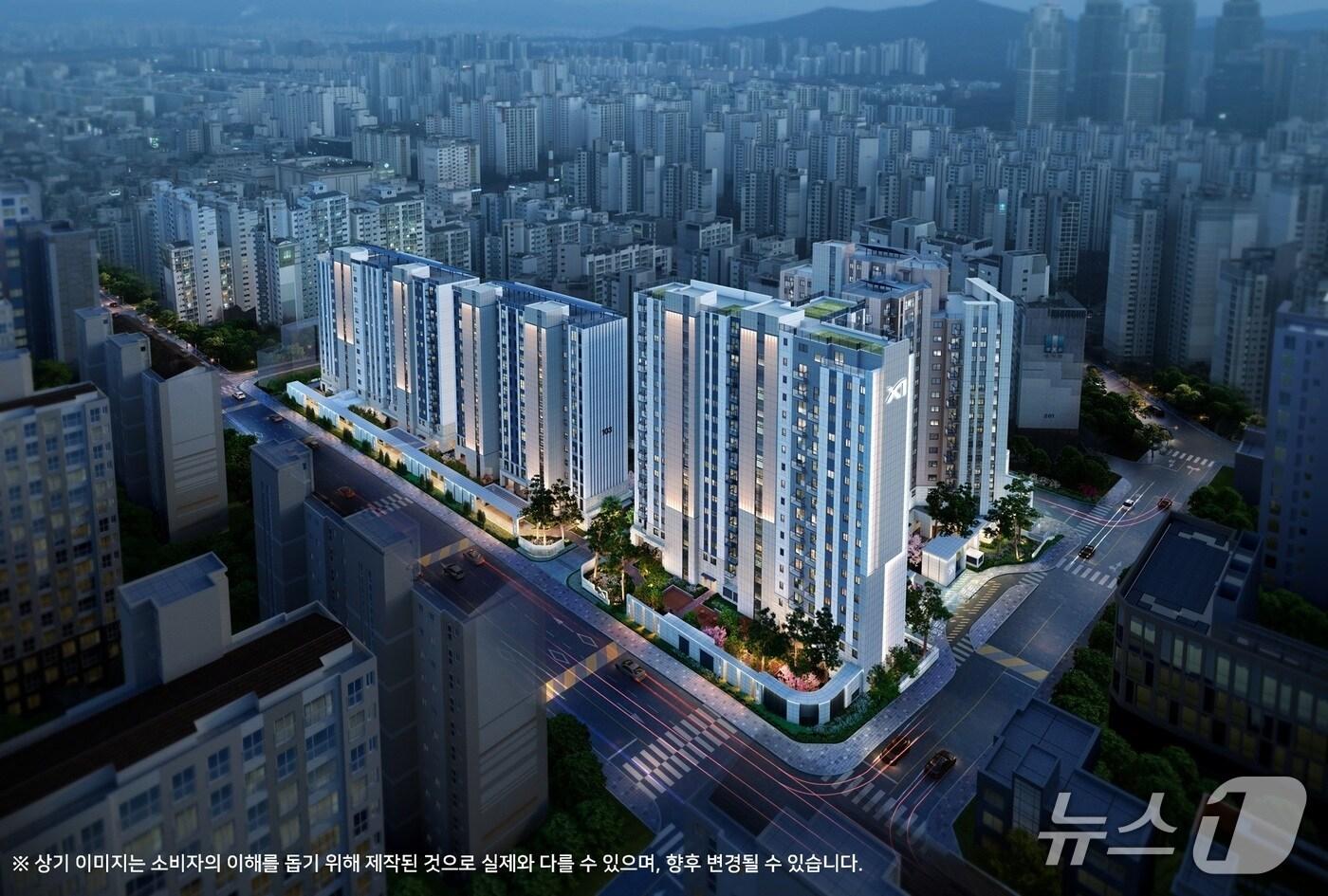 역삼센트럴자이 조감도 (GS건설 제공) 뉴스1 ⓒ News1