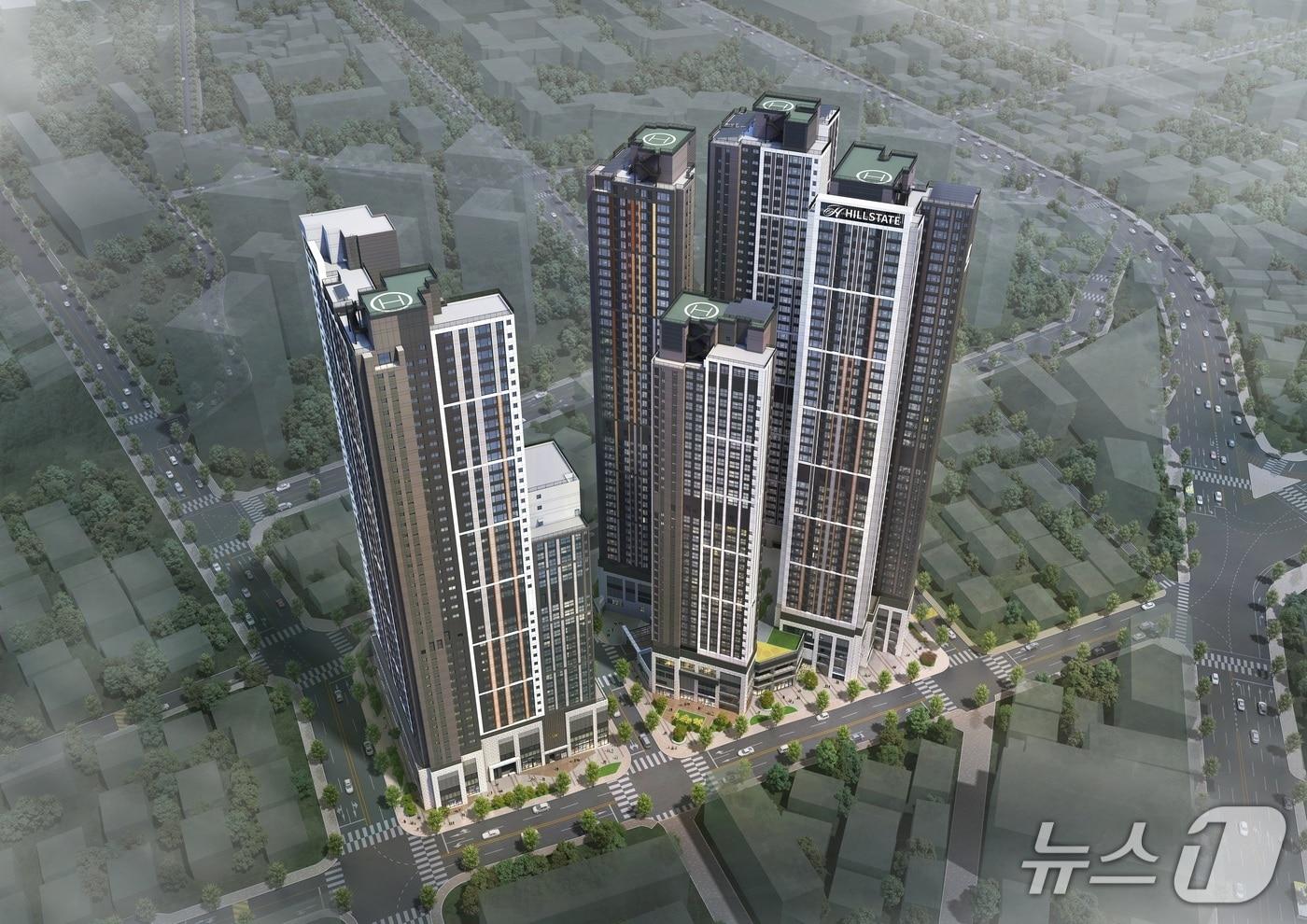 힐스테이트 선암호수공원 조감도 &#40;현대건설 제공&#41; 뉴스1 ⓒ News1