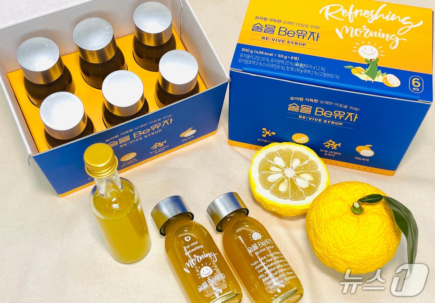 유자 하이볼 시럽 제품.&#40;전남도 제공. 재판매 및 DB금지&#41; 2025.11.19/뉴스1