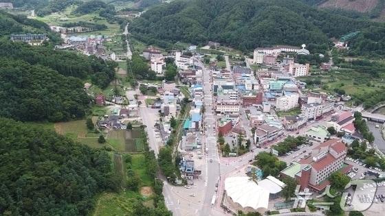 본문 이미지 -  충주 수안보 온천 전경.(자료사진)/뉴스1