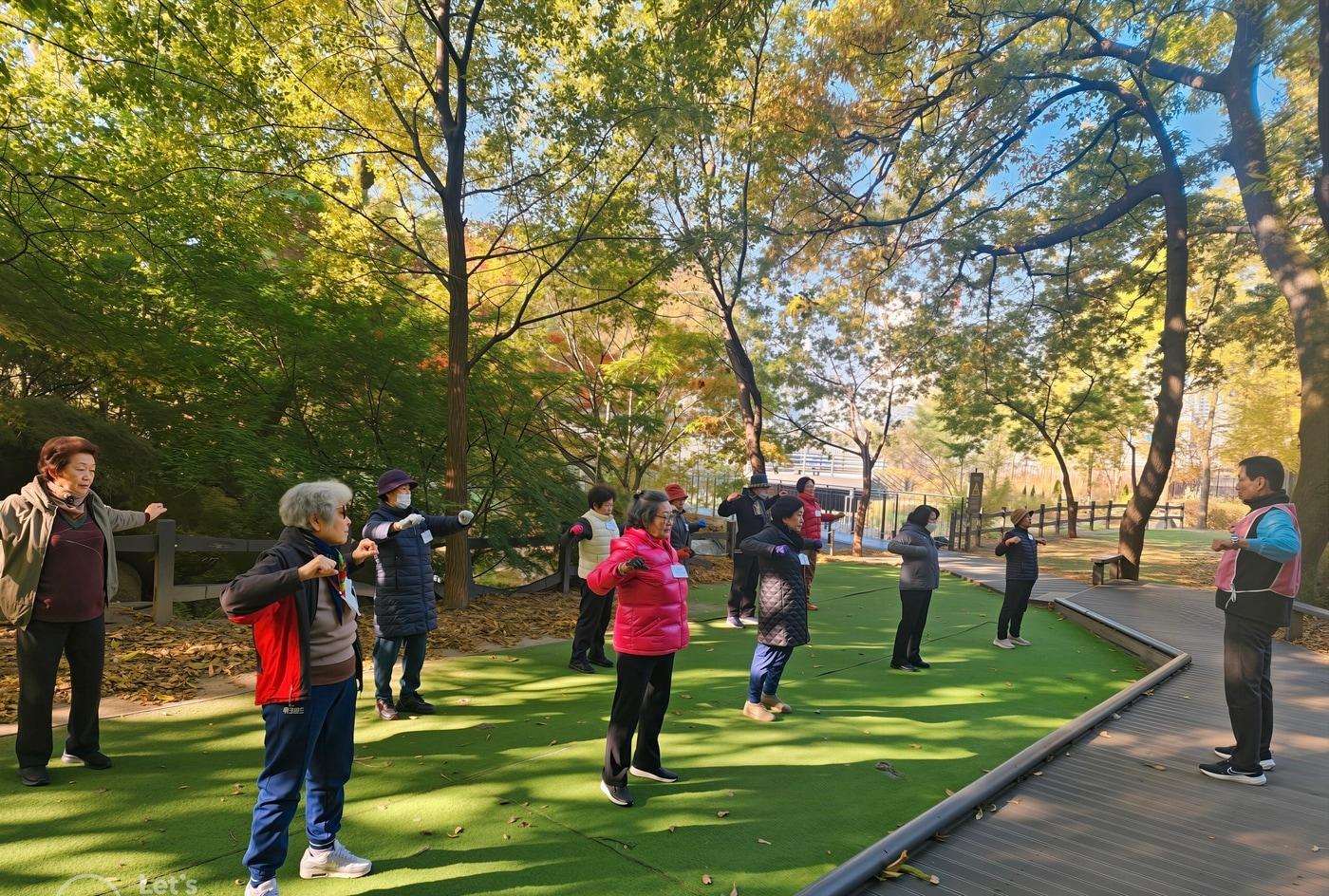 바르게걷기 활동 모습(노원구 제공)