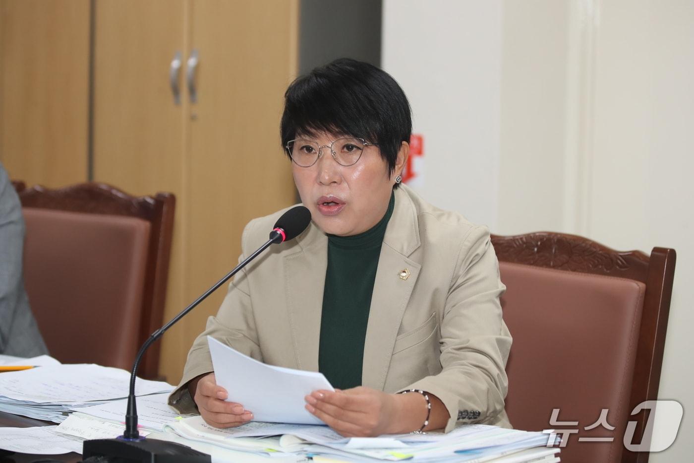 홍인숙 제주특별자치도의회 의원(더불어민주당·제주시 아라동 갑).(제주특별자치도의회 제공, 재판매 및 DB 금지)