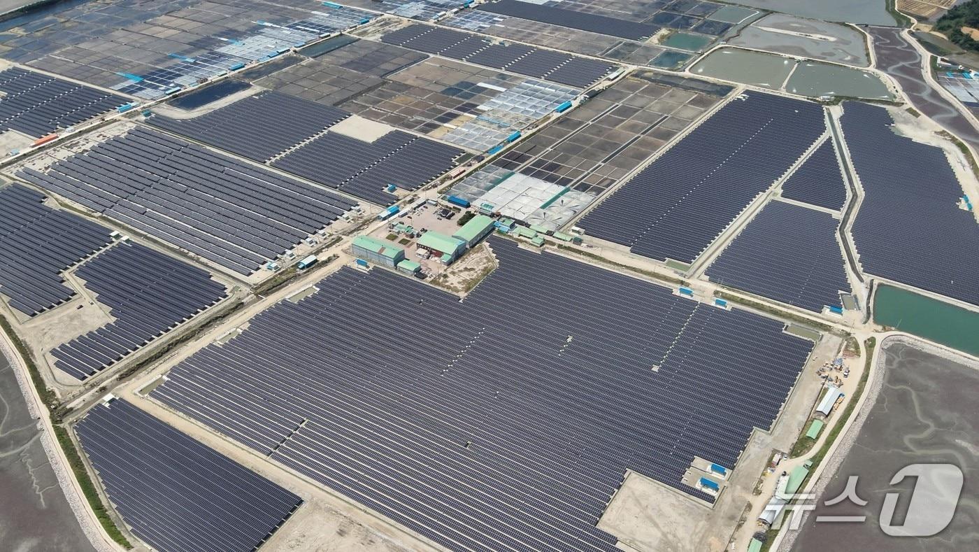 브라이트에너지파트너스가 보유 및 운영 중인 전라남도 영광군 소재 태양광 발전소(브라이트에너지파트너스 제공)