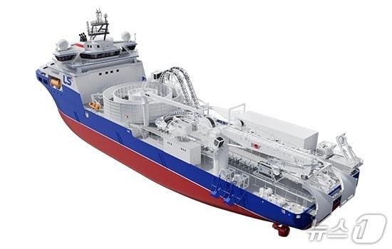 본문 이미지 - LS마린솔루션의 신규 해저 케이블 포설선 (LS마린솔루션 홈페이지 캡처. 재판매 및 DB금지)