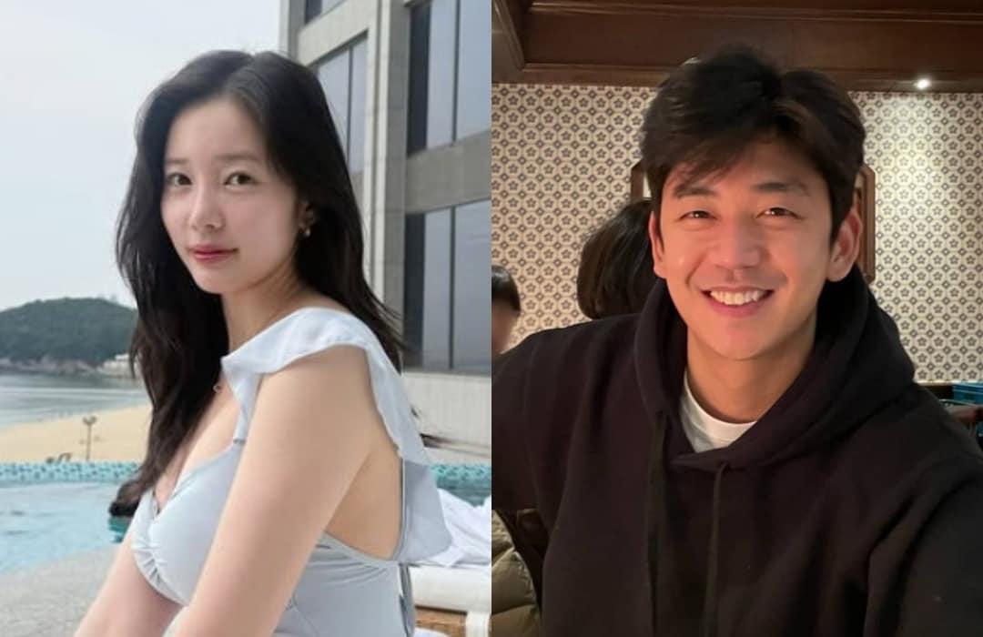 본문 이미지 - 윤채경(왼쪽) 이용대 인스타그램