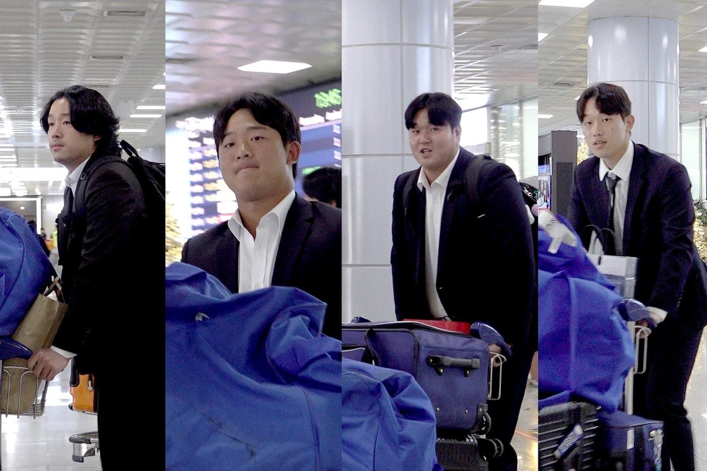 삼성 라이온즈가 일본 오키나와에서 진행한 마무리캠프를 마치고 귀국했다. &#40;삼성 제공&#41;