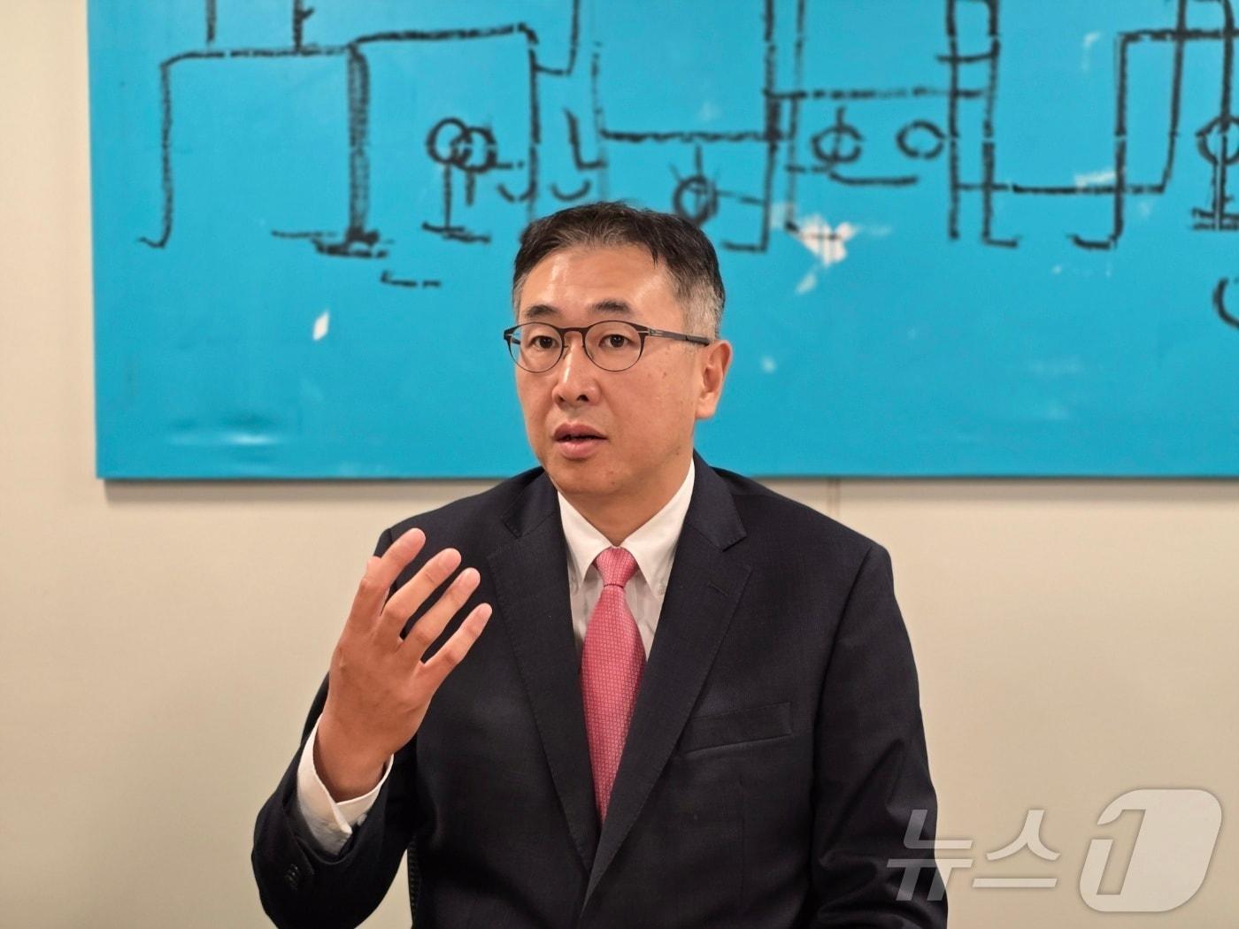 본문 이미지 - 김상부 세계은행 부총재. 2025.10.28. ⓒ News1 류정민 특파원