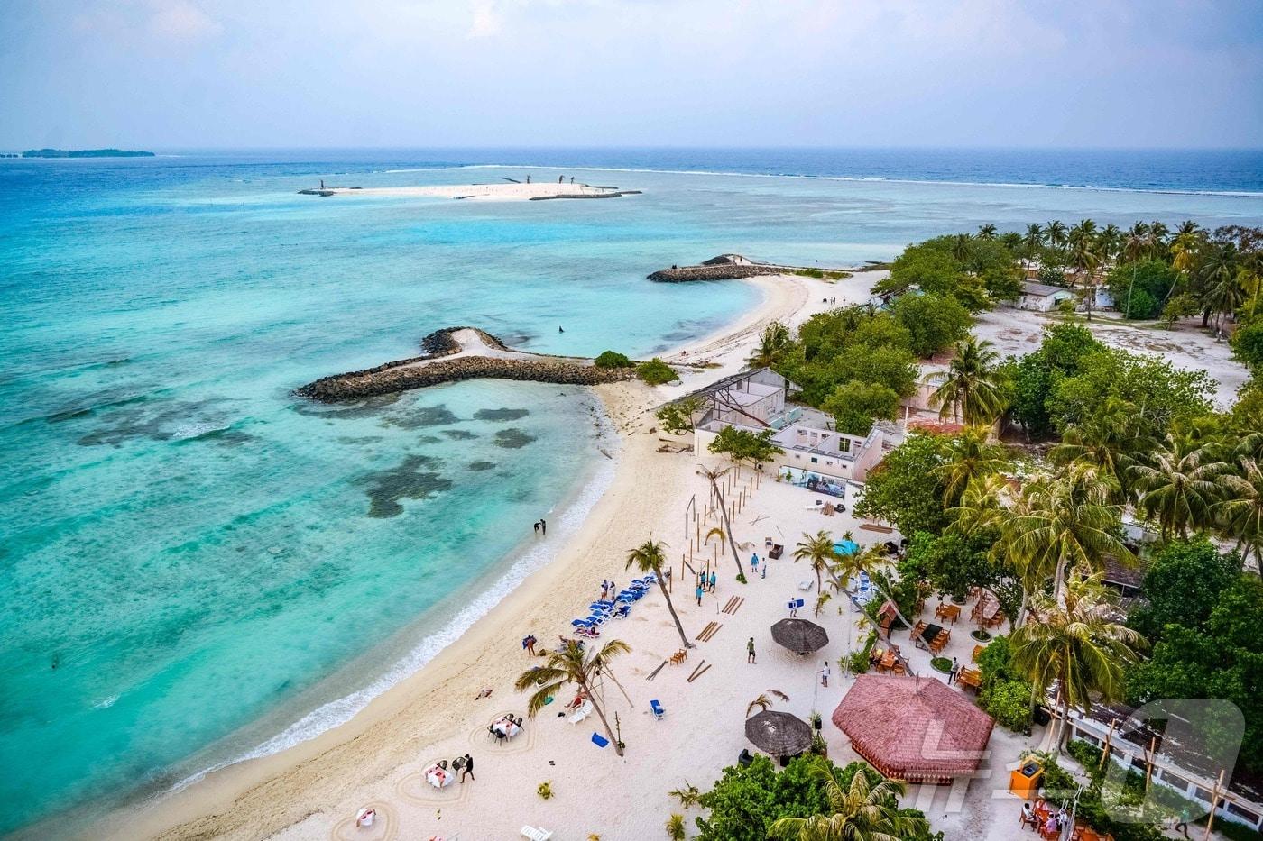 몰디브 마푸시섬 해변. 2024.10.22 ⓒ AFP=뉴스1 &lt;자료사진&gt;