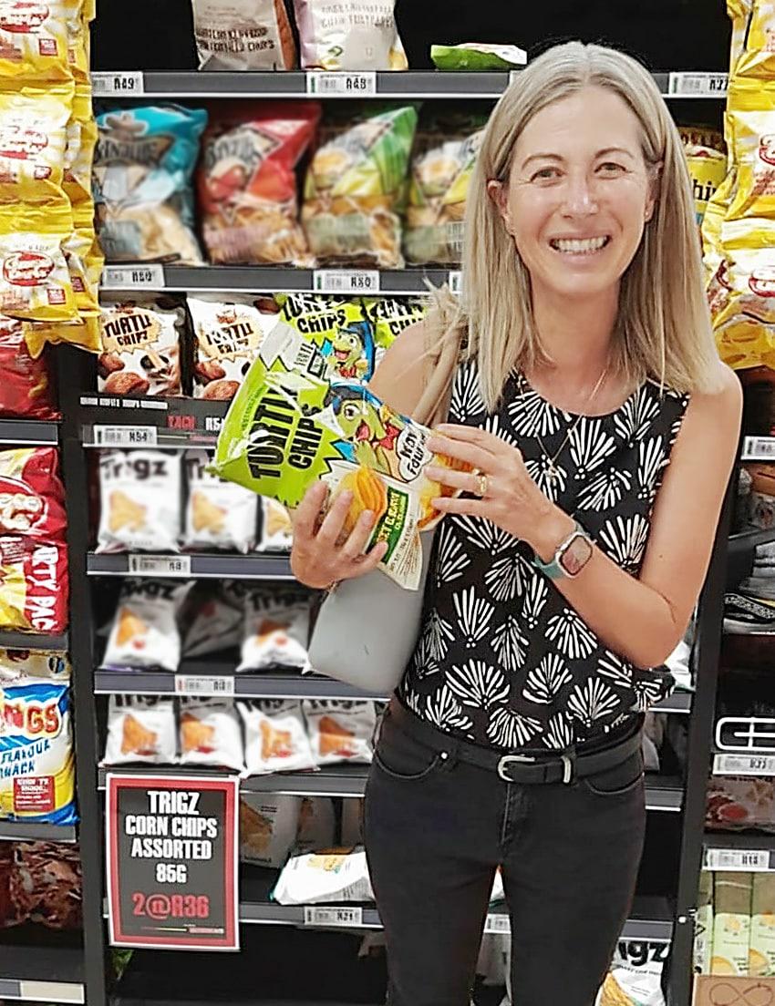 본문 이미지 - 오리온 꼬북칩 남아프리카공화국 케이프타운 SPAR 매장 이미지(오리온 제공)