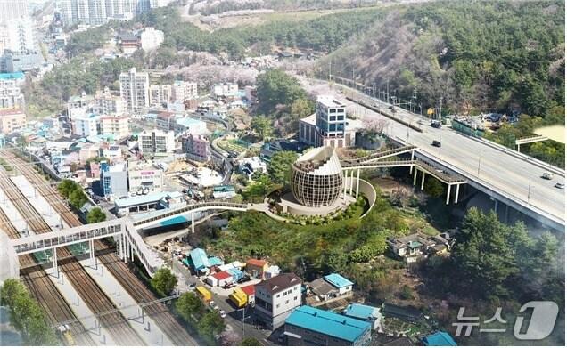 본문 이미지 - 괘내마을~사상공원간 보행환경 개선사업 조감도.(부산시 제공. 재판매 및 DB금지)