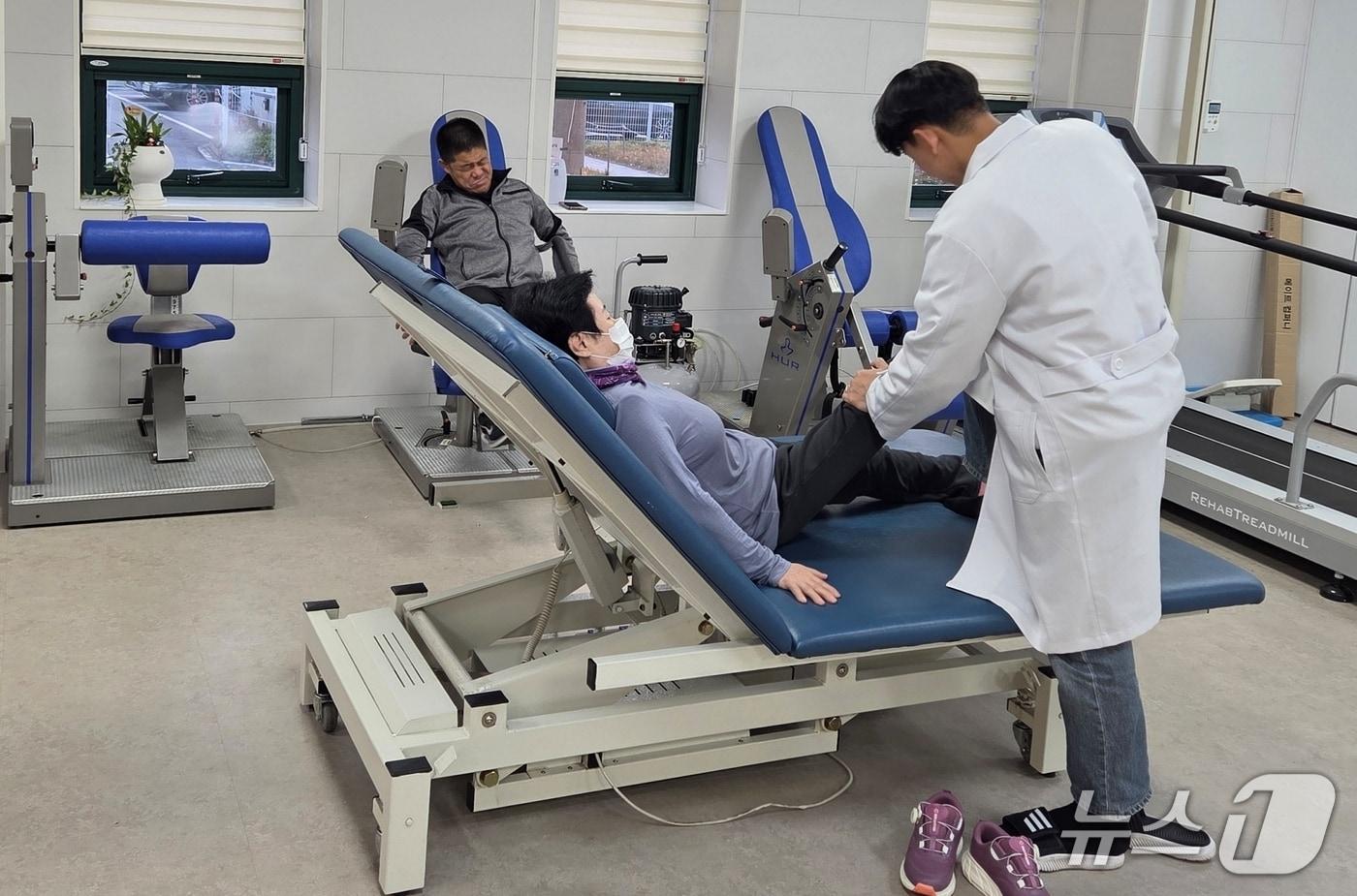 진천군보건소 재활운동실.(진천군 제공, 재판매 및 DB금지)/뉴스1