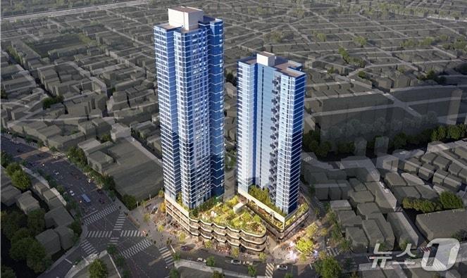 본문 이미지 - 용산구 한강로1가 재개발 조감도 &#40;서울시 제공&#41; 뉴스1 ⓒ News1