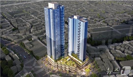 본문 이미지 -  동작구 사당동 318-99 일대 예상 조감도 &#40;서울시 제공&#41;