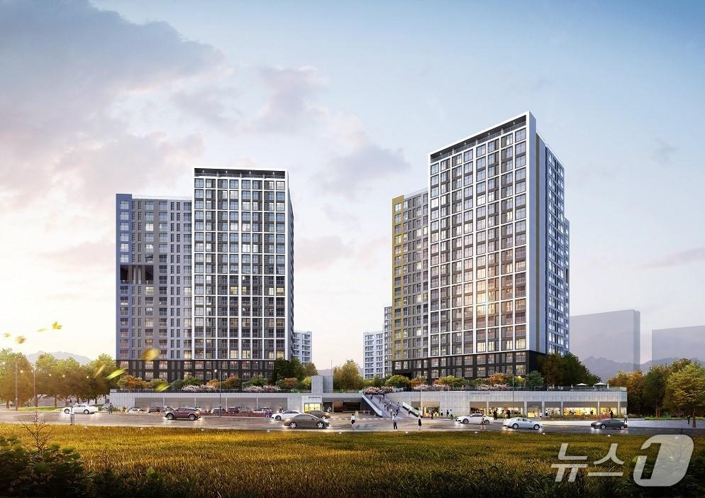 본문 이미지 - 평택고덕 경기행복주택 조감도.&#40;경기도 제공. 재판매 및 DB금지&#41;