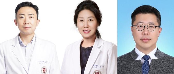 본문 이미지 - 이주성&#40;왼쪽부터&#41;·유영 고려대 의대 소아청소년과 교수와 윤원석 알레르기 면역연구소 교수.&#40;고려대의료원 제공&#41;