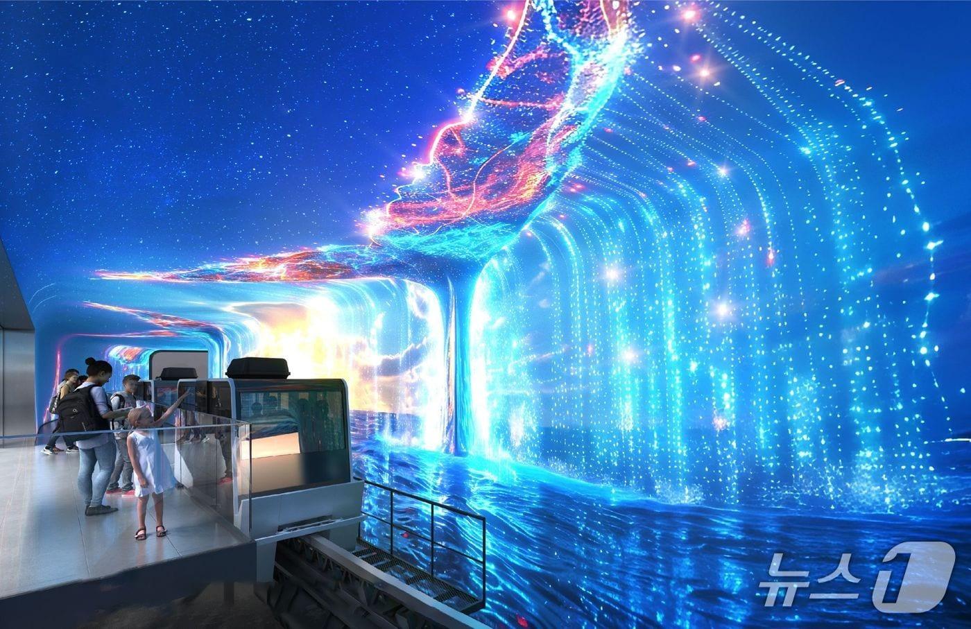 울산 장생포 미디어파사드 예상 조감도&#40;포바이포 제공&#41;