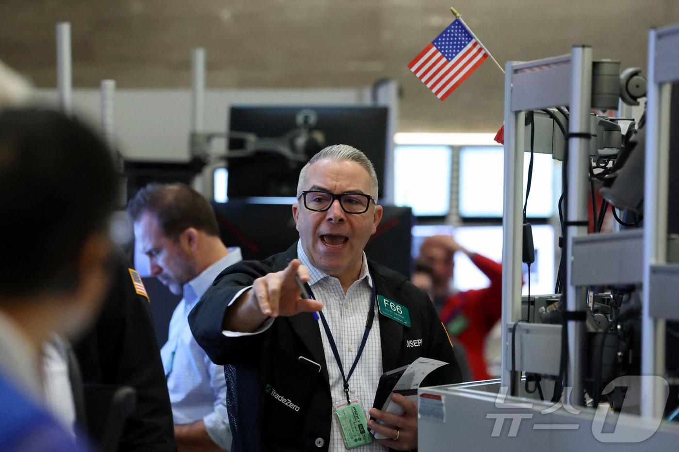 미증시 트레이더들.  ⓒ 로이터=뉴스1