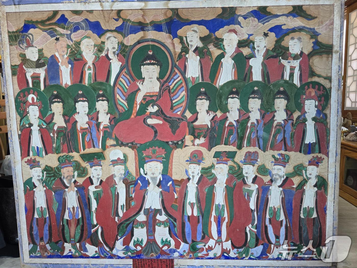 본문 이미지 - 산청군 정취암에 있는 치성광여래회도&#40;경남도 제공. 재판매 및 DB금지&#41;