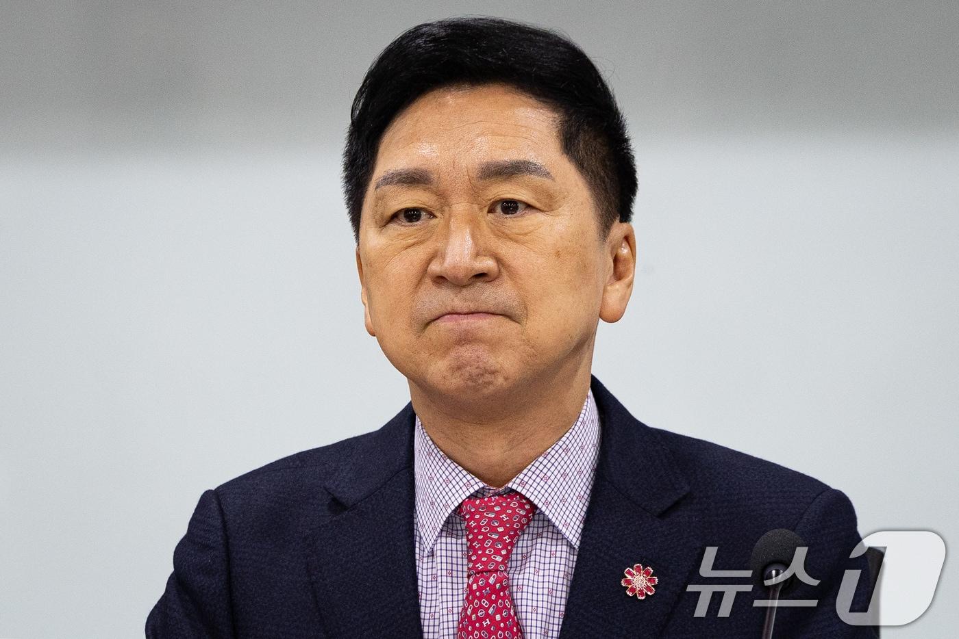 김기현 국민의힘 의원이 20일 서울 여의도 국회 의원회관에서 열린 울산국제정원박람회법안 입법 공청회에 자리하고 있다. 2025.11.20/뉴스1 ⓒ News1 유승관 기자