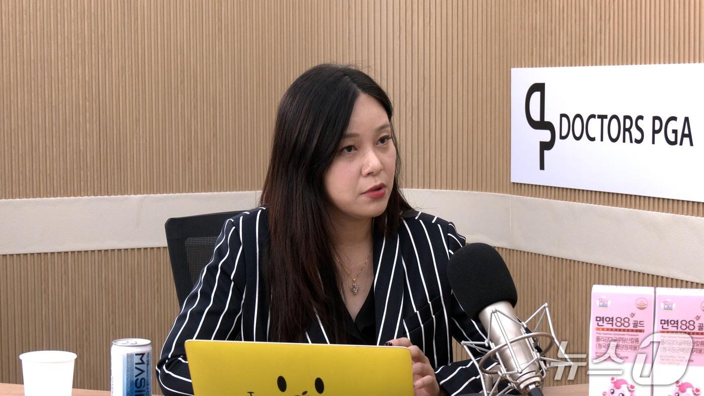 정은혜 전 더불어민주당 의원이 20일 뉴스1TV &#39;팩트앤뷰&#39;에 출연해 질문에 답하고 있다.&#40;뉴스1TV &#39;팩트앤뷰&#39; 캡처&#41;