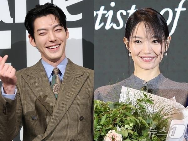 본문 이미지 - 배우 김우빈(왼쪽) 신민아 / 뉴스1DB