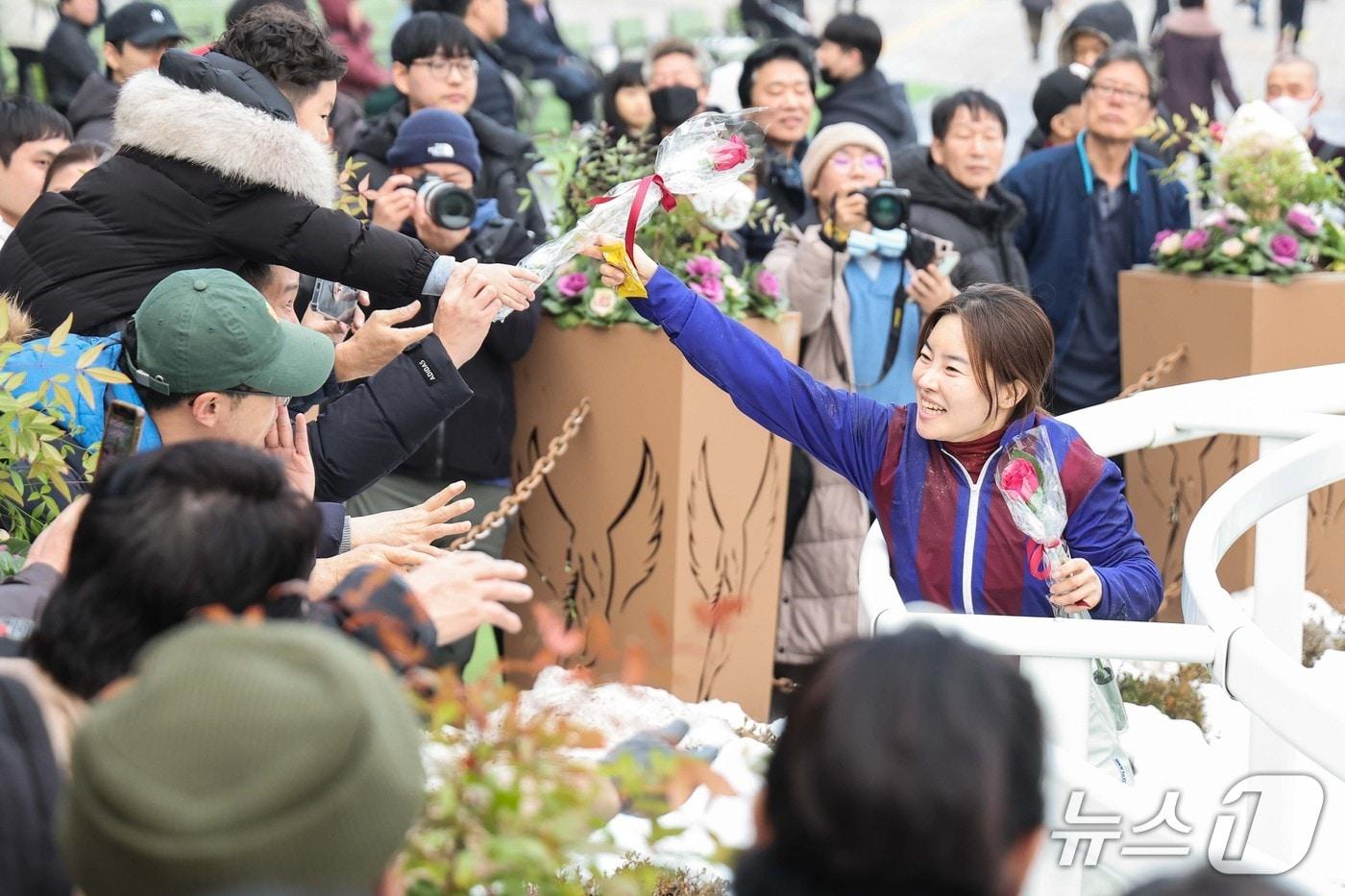 레전드 김혜선이 17년간의 기수 생활을 마친다 (한국마사회 제공)