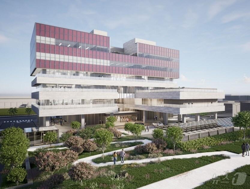 본문 이미지 - 오는 2027년까지 제주시 연동에 조성되는 제주도소방안전본부 신청사 조감도.(제주도소방안전본부 제공. 재판매 및 DB 금지) ⓒ News1 홍수영 기자