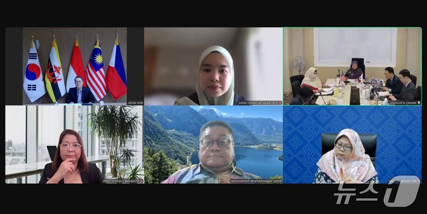 제6차 한-해양동남아&#40;BIMP-EAGA&#41; 고위관리회의&#40;SOM&#41;가 20일 화상으로 개최됐다. 2025.11.20. &#40;외교부 제공&#41; 