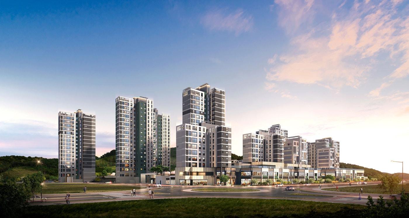 엘리프 세종 스마트시티 투시도. &#40;계룡건설컨소시엄 제공. 재판매 및 DB 금지&#41;