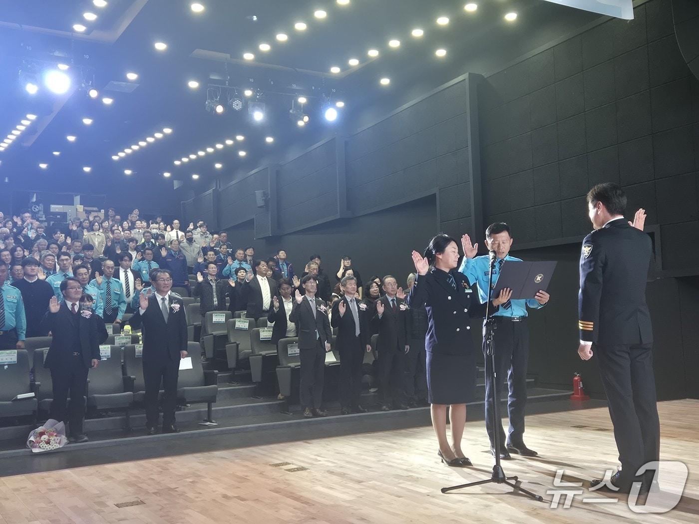 본문 이미지 - 교통사고 줄이기 한마음대회.&#40;한국도로교통공단 강원도지부 제공. 재판매 및 DB금지&#41;/뉴스1