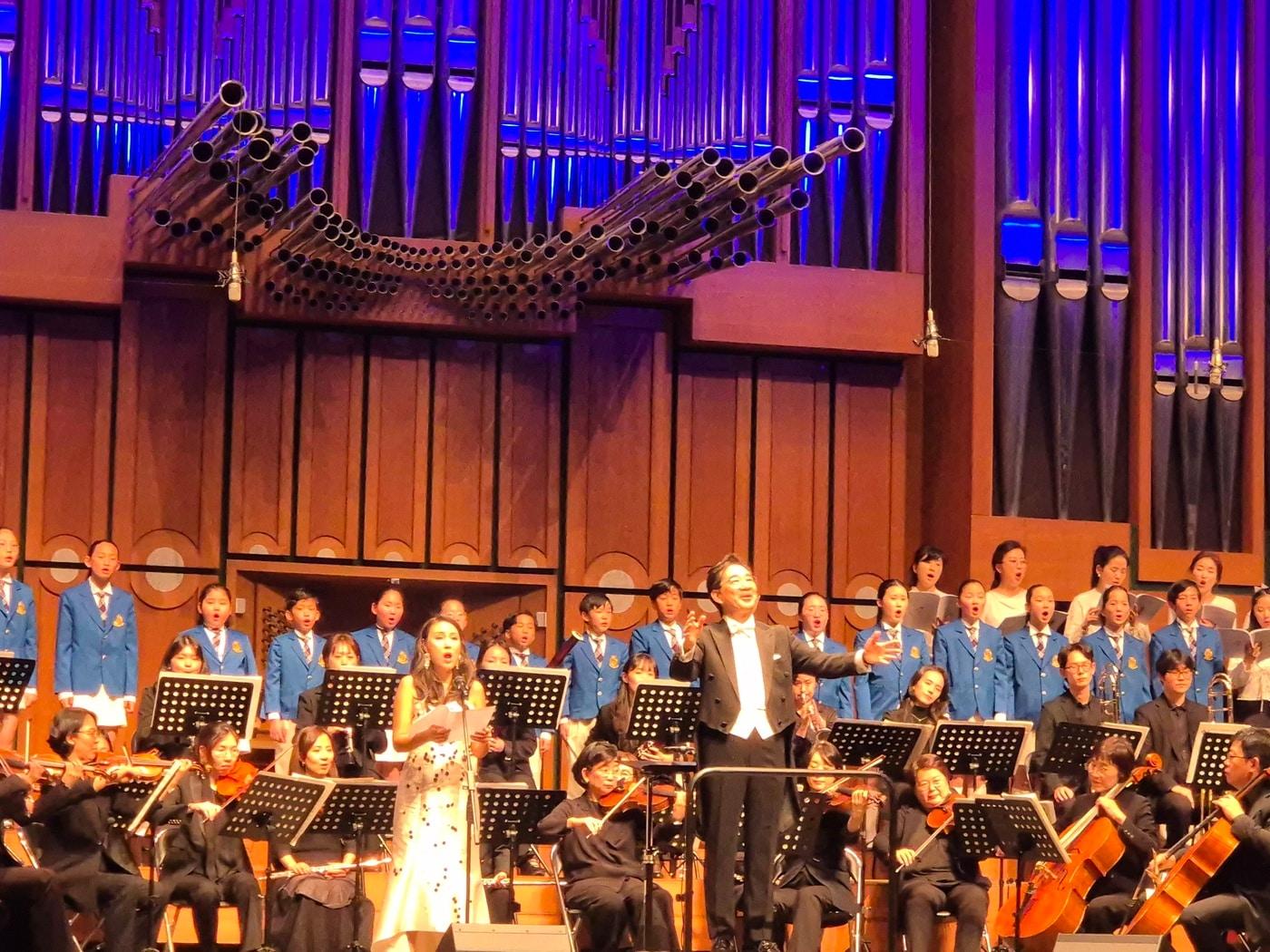 본문 이미지 - 그룹홈 아동 &#39;나눔 콘서트&#39; 공연 무대 모습&#40;태광산업 제공&#41;. ⓒ 뉴스1