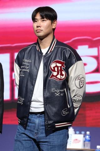 본문 이미지 - 미디어데이에서 '바베큐 파티'를 공약으로 내걸었던 LG 홍창기. (LG 제공)