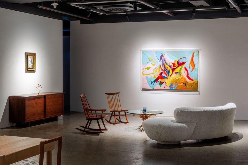 본문 이미지 - '책과 집의 시간' 전시 전경 (서울옥션 제공)