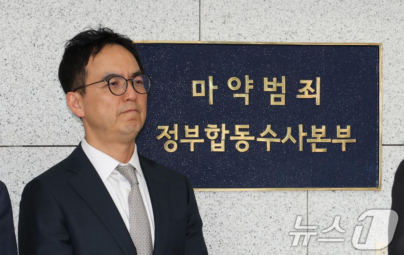 본문 이미지 - 구자현 검찰총장 직무대행이 21일 경기 수원시 영통구 수원지방검찰청에서 열린 '마약범죄 정부합동수사본부 출범식'에서 참석해 있다. 2025.11.21/뉴스1 ⓒ News1 김영운 기자