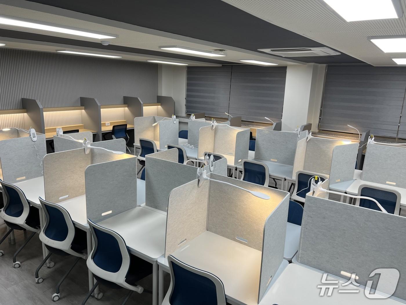 본문 이미지 - 대구 달성군 달성중학교에 있는 자기주도학습센터.(대구 달성군 제공. 재판매 및 DB금지)