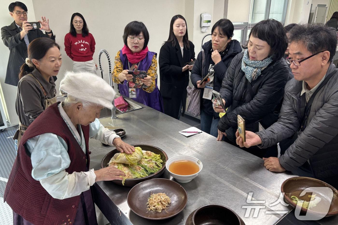1박2일 체류형 미식 관광상품 &#39;김치가 예술인 게미진 광주여행&#39; 사전 팸투어.&#40;광주시 제공. 재판매 및 DB 금지&#41; ⓒ News1 박준배 기자